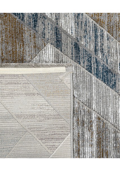 Melvin Geometrik Gri Polyester Dikdörtgen Modern Desenli Akrilik Hav Vermeyen Leke Tutmayan Kolay Temizlenen Yumuşak Makine Salon Yolluk Mutfak Halı modelleri