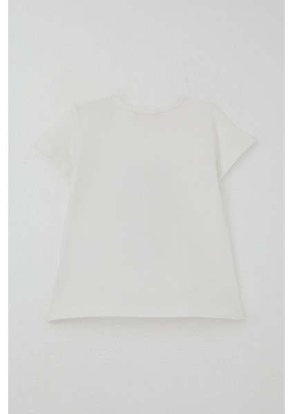 Kız Çocuk Taytlı Takım Sakız Kraliçesi Kız Baskılı 1.5-5 Yaş, Ekru indirimleri