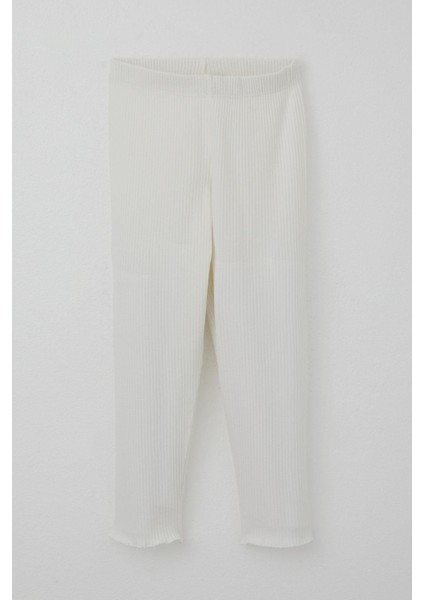 Kız Çocuk Taytlı Takım Simli Yazı Baskılı 1.5-5 Yaş, Ekru indirimleri