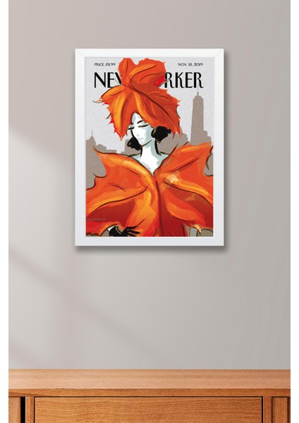 The New Yorker Çerçeveli Tablo November 18 2019 - Şehirde Sonbahar Tablosu fiyatları