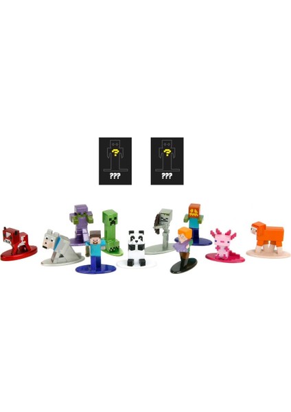 Minecraft Nano Metalfigs Sürpriz Paket– 13 Farklı Figürden 1’i (Steve Alex Creeper Panda Axolotl Vb) fiyatları