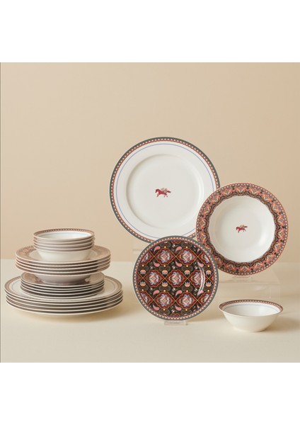Agra 24 Parça 6 Kişilik Porselen Yemek Takımı