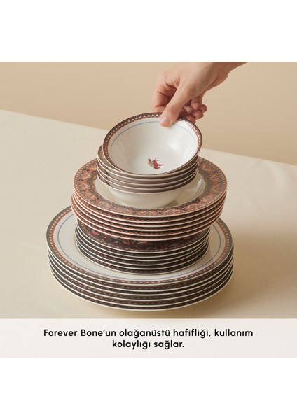 Agra 24 Parça 6 Kişilik Porselen Yemek Takımı indirimleri