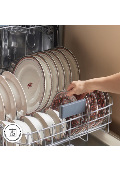 Agra 24 Parça 6 Kişilik Porselen Yemek Takımı