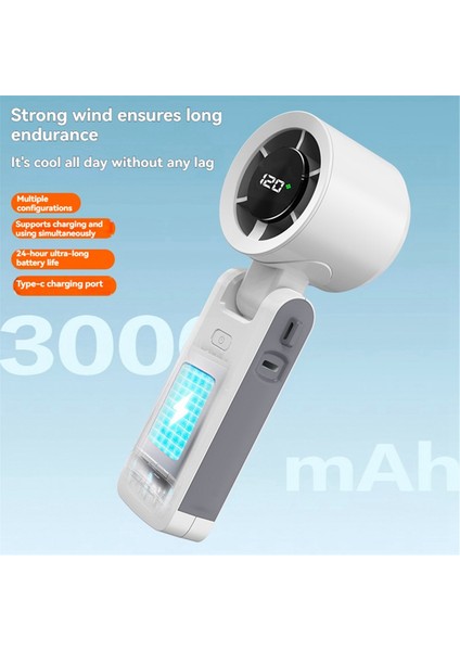 Elde Taşınabilir Sonsuz Değişken Hızlı Katlanır Fan 120 Rüzgar Hızı Ayarlanabilir Taşınabilir Turbo Fan Açık Hava Seyahati Için Beyaz (Yurt Dışından) fırsatları
