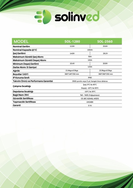 12.8 V 100AH Lifepo4 Akü fiyatları