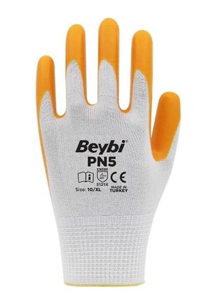 Pn5 Nitril Polyester Örme Işçi Eldiveni Xl No:10 fiyatları