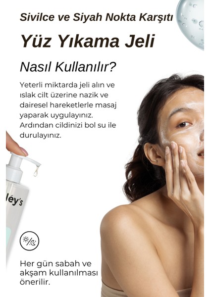Yüz Temizleme Jeli, Siyah Nokta Karşıtı, Arındırıcı, Canlandırıcı Yüz Yıkama Jeli 200ML fırsatları