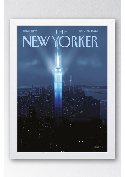 The New Yorker Çerçeveli Tablo November 16 2020 - Büyük Gece Tablosu