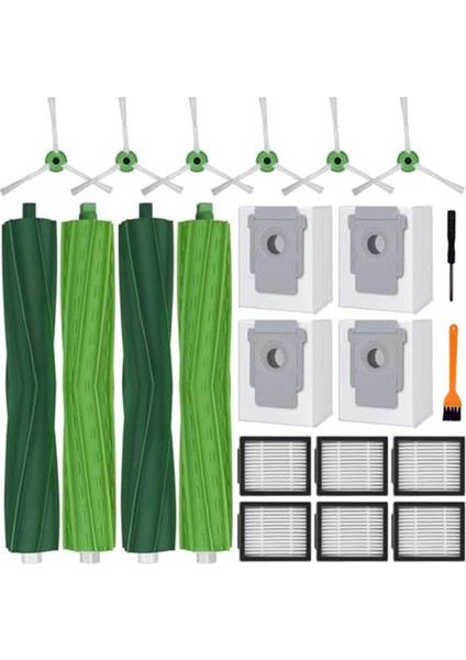 Irobot Roomba I7+ J7 I8 I3 I4+ Için, Toz Torbaları, Filtreler, Yan Fırçalar (Yurt Dışından)