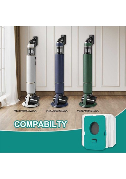 Samsung Bespoke Jet Pro Extra Için VCA-ADB952 Elektrikli Süpürge Torbaları (Yurt Dışından) modelleri