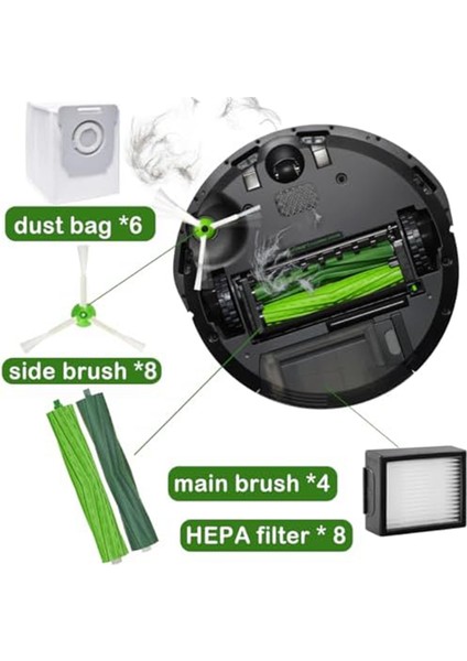 Irobot Roomba I7+ I3+I4+ I6+ I8+ Için Yedek Parça Aksesuarları (Yurt Dışından) modelleri