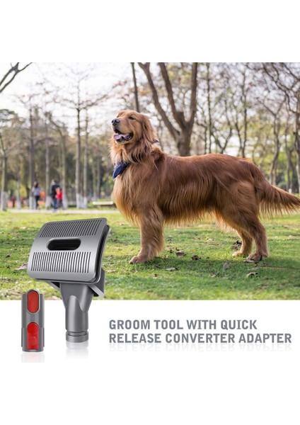 Dyson V15 V11 V10 V8 V7 Için Dönüştürücü Adaptörlü Köpek Bakım Seti (Yurt Dışından) modelleri