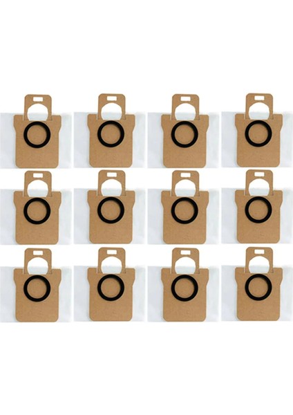 Dreame Bot L30 Ultra Için 12PCS Toz Torbası Çöp Toz Torbası Kirli Çanta (Yurt Dışından)