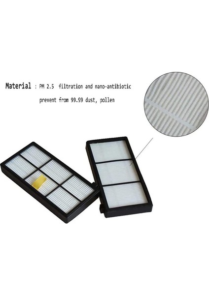 Irobot Roomba 900 Serisi 960 990 Için Ana Fırça Yan Fırça Hepa Filtresi (Yurt Dışından) indirimleri