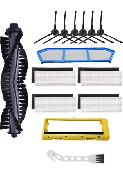 Ilife A4S A40 Için Yedek Rulo Fırça Yan Fırçaları Hepa Filtreleri (Yurt Dışından)