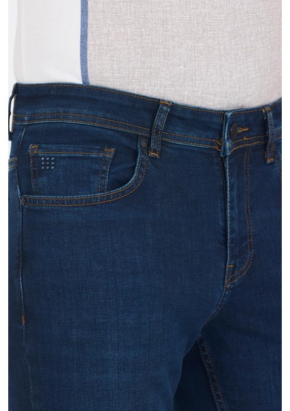 Lacivert Gabardin 5 Cep Düz Paça Casual Slim Fit Pamuklu Denim Pantolon 1023250153 fırsatları