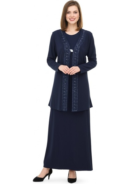 Kadın Boydan Elbise Özel Düğünlük Likralı Sandy Kumaş Hanedan Model Bisiklet Yakalı Rahat fiyatları