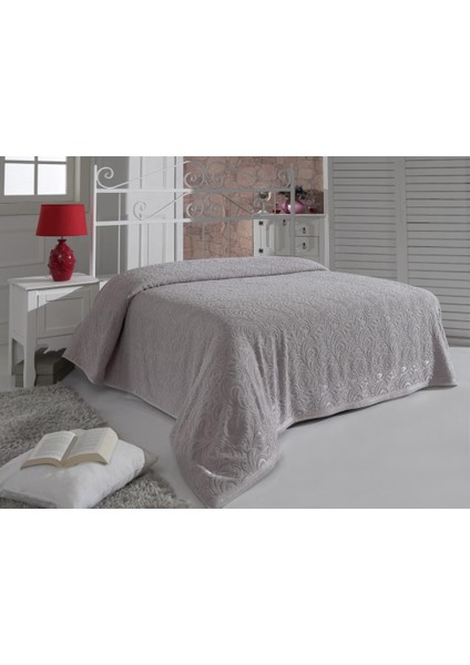 Romantik Gül Kurusu Havlu Pike Esra 160X220 modelleri
