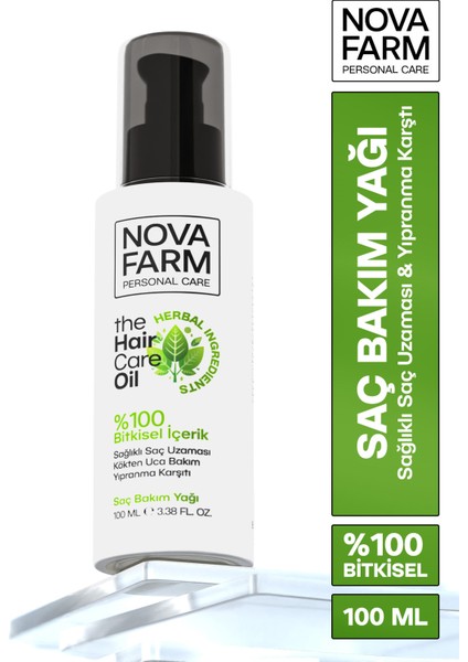 Bitkisel Saç Bakım Yağı 100 ml