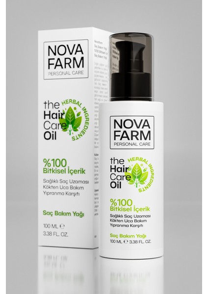 Bitkisel Saç Bakım Yağı 100 ml indirimleri
