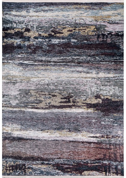 Supaskar Mor Modern Etnik Desenli Makinada Yıkanabilir Hav Toz Vermez Leke Tutmayan Kaymaz Taban Dijital Makine Baskı Salon Yolluk Mutfak Halı