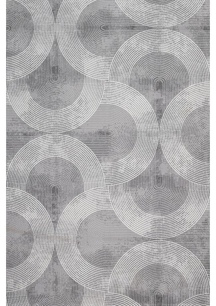 Çizgili Gri Pamuk Dikdörtgen Modern Desenli Pamuk Makinada Yıkanabilir Hav Toz Vermez Leke Tutmayan Kaymaz Taban Dijital Makine Baskı Salon Yolluk Mutfak Halı