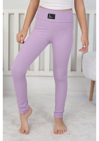 Basic Kız Çocuk Fitilli Tayt - 8001SB fırsatları