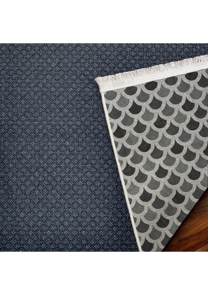 Geometrik Yeşil Pamuk Dikdörtgen Modern Desenli Pamuk Makinada Yıkanabilir Hav Toz Vermez Leke Tutmayan Kaymaz Taban Dijital Makine Baskı Salon Yolluk Mutfak Halı indirimleri