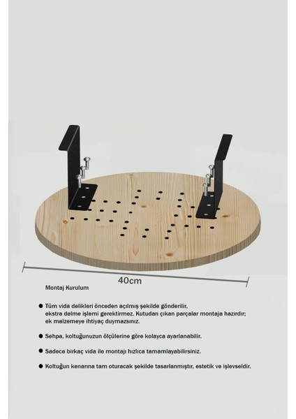 Yuvarlak Koltuk Yanı Sehpası modelleri