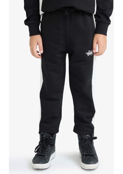 Erkek Çocuk Beli Lastikli Baskılı Jogger Eşofman Altı F2179A825AU indirimleri