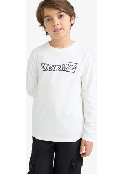 Erkek Çocuk Dragon Ball Bisiklet Yaka Uzun Kollu Tişört F5092A825AU modelleri