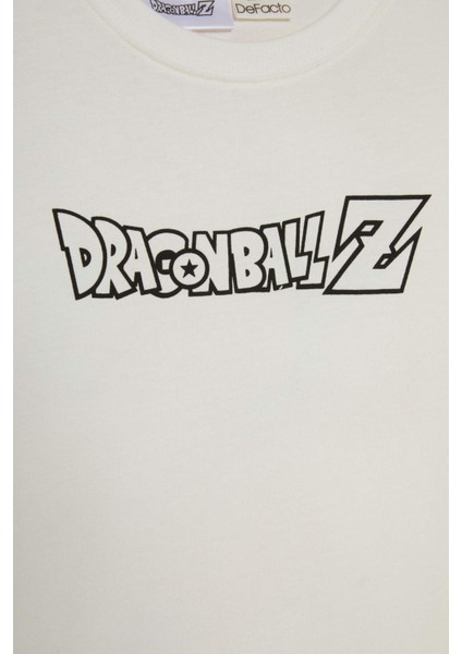 Erkek Çocuk Dragon Ball Bisiklet Yaka Uzun Kollu Tişört F5092A825AU