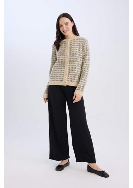 Straight Wide Geniş Paça Basic Düz Pantolon E0781AX25SP fiyatları