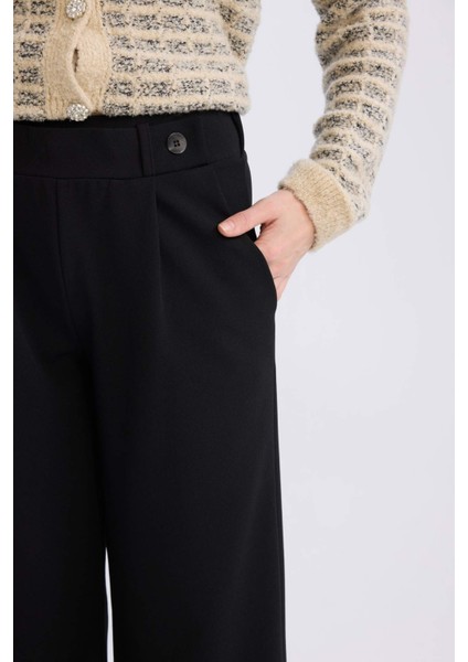 Straight Wide Geniş Paça Basic Düz Pantolon E0781AX25SP