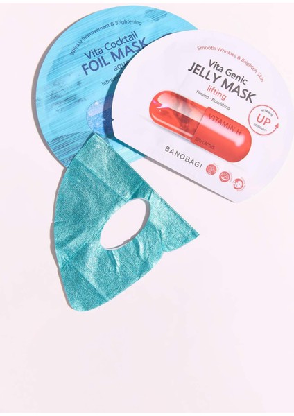 Vita Cocktail Foil Aqua Mask 10ml – Yoğun Nemlendirici & Canlandırıcı Folyo Yüz Maskesi modelleri