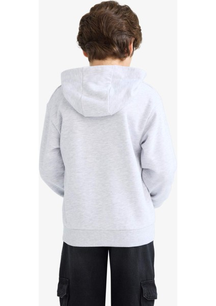 Erkek Çocuk Kapüşonlu Baskılı Sweatshirt F2846A825AU indirimleri