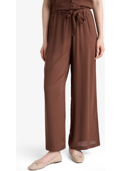 Culotte Geniş Paça Krinkıl Viskon Kapri C9565AX25AU fırsatları