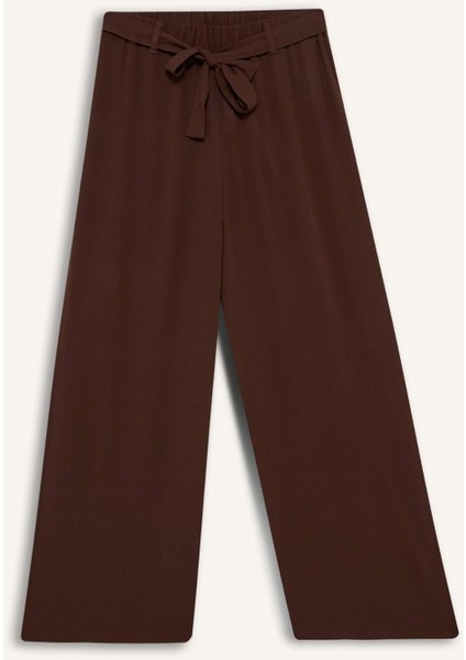 Culotte Geniş Paça Krinkıl Viskon Kapri C9565AX25AU