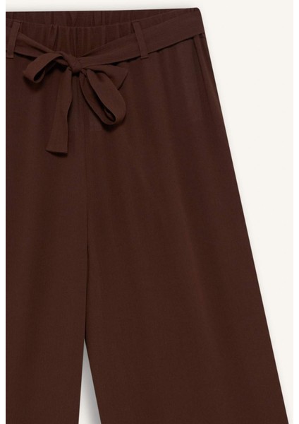 Culotte Geniş Paça Krinkıl Viskon Kapri C9565AX25AU