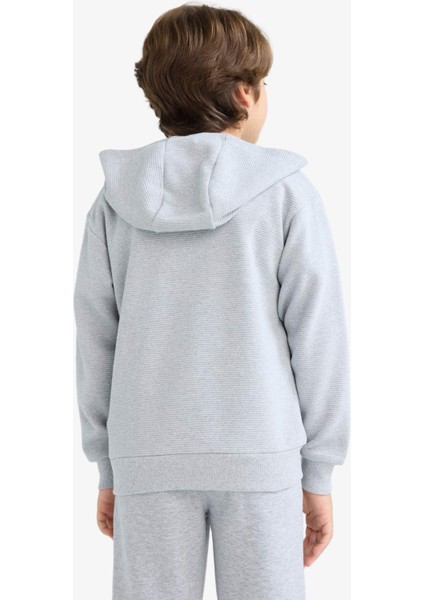 Erkek Çocuk Kapüşonlu Okul Fermuarlı Sweatshirt T7468A625AU indirimleri