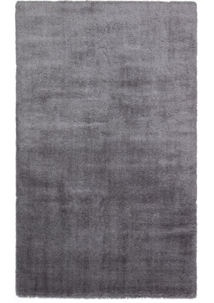 Grobpetersdorf Antrasit Shaggy Etnik Modern Desenli Pamuk Hav Vermeyen Leke Tutmayan Kolay Temizlenen Yumuşak Makine Salon Yolluk Mutfak Halı