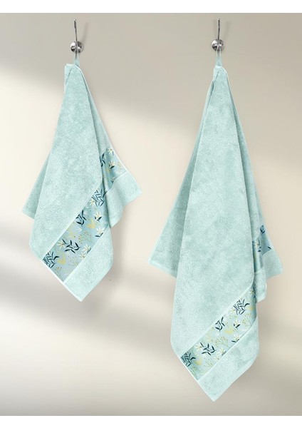 Pamuk Havlu Takımı Jasmin Yumuşak Dokulu ve Renkli 50X90