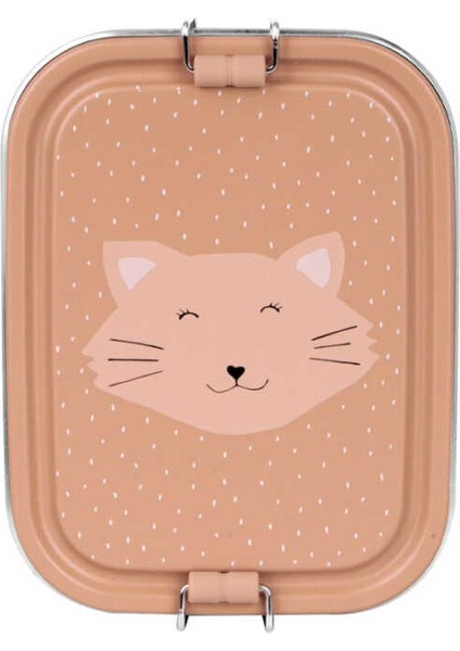 Klipsli Metal Beslenme Kutusu Küçük - Mrs. Cat 59-210