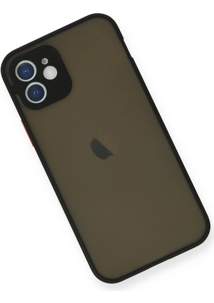 Newface iPhone 12 Mini Kılıf Montreal Silikon Kapak - Siyah (K0) modelleri