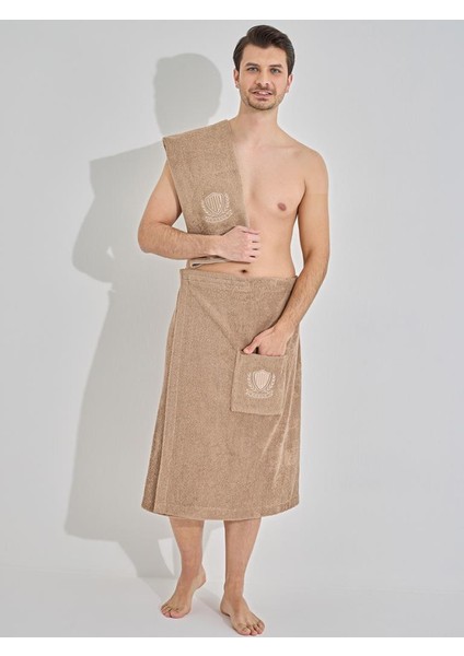 Erkek Sauna Havlu Seti Armen Hafif, Emici ve Konforlu 75X150