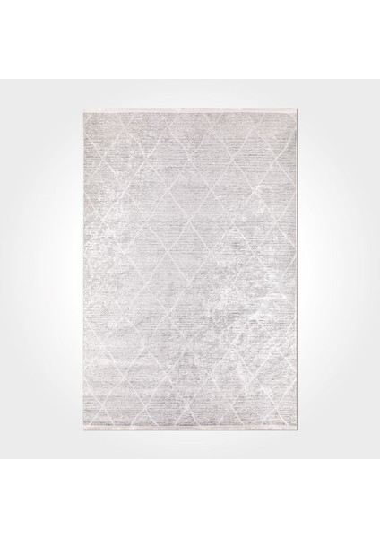 Quinn Geometrik Krem Polyester Dikdörtgen Modern Desenli Pamuk Makinada Yıkanabilir Hav Toz Vermez Leke Tutmayan Kaymaz Taban Dijital Makine Baskı Salon Yolluk Mutfak Halı