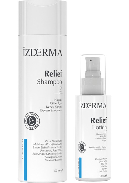 Relief Kepek Karşıtı Devam Şampuanı ve Nemlendirici Losyon Ikili Set