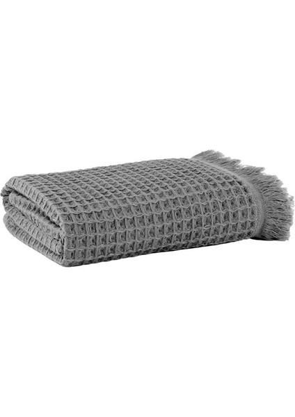 Gofre Dokulu Pamuk Havlu Takımı Yumuşak ve Hızlı Kuruyan 70X140