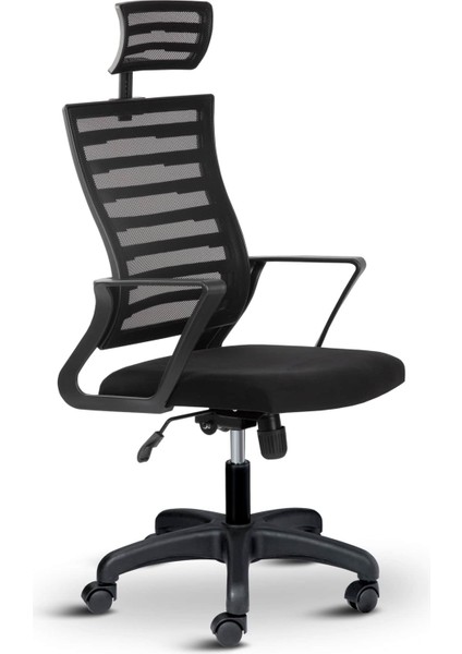 Capri Başlıklı Fileli Ev Ofis Koltuğu Çalışma Koltuğu Bilgisayar Sandalyesi fiyatları